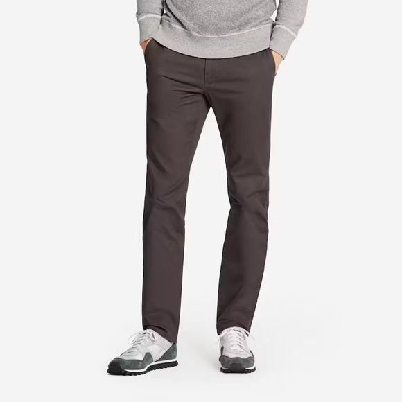 Bonobos Original Stretch Washed Chino/Khaki Straight Fit Asphalts Sz 46 /32 NEW